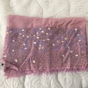 Beaded pashmina wrap